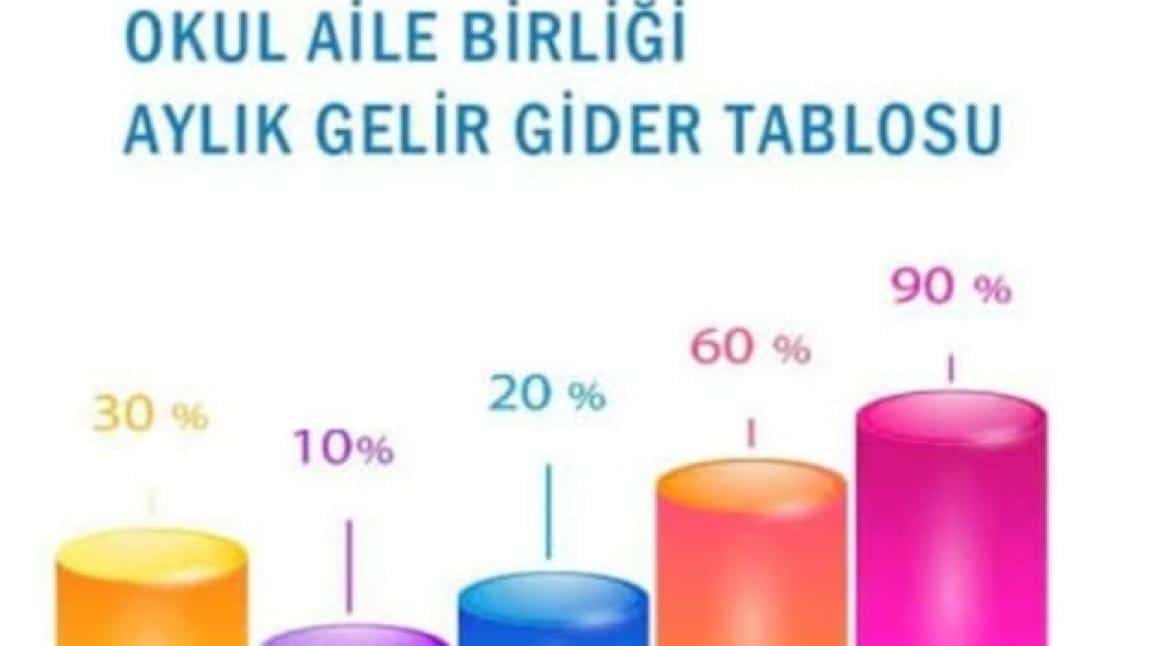 ŞEHİT ALİ ALITKAN AİHL OKUL AİLE BİRLİĞİ BÜTÇESİ VE GELİR GİDER TABLOSU